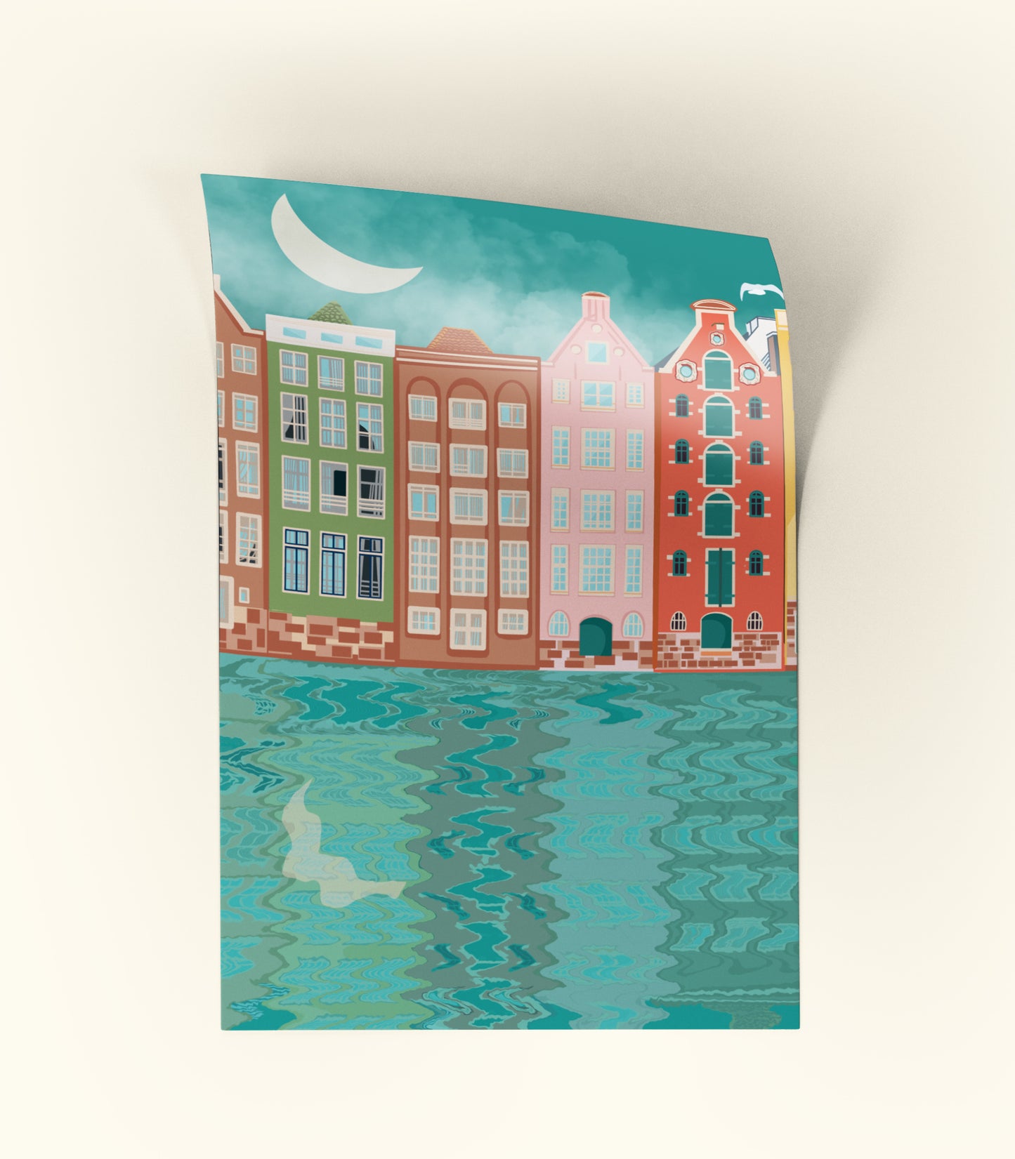 Amsterdam Print and Poster - Netherland Travel Wall Art Print