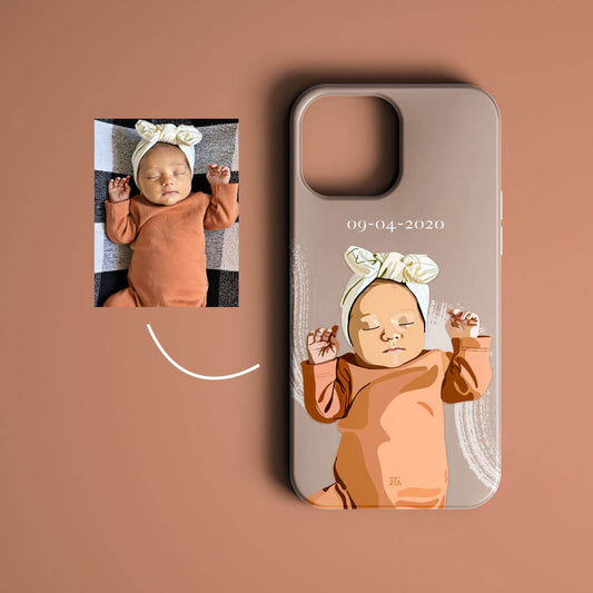 Custom Illustrated Phone Cases - Tough Matte Custom Phone Cover