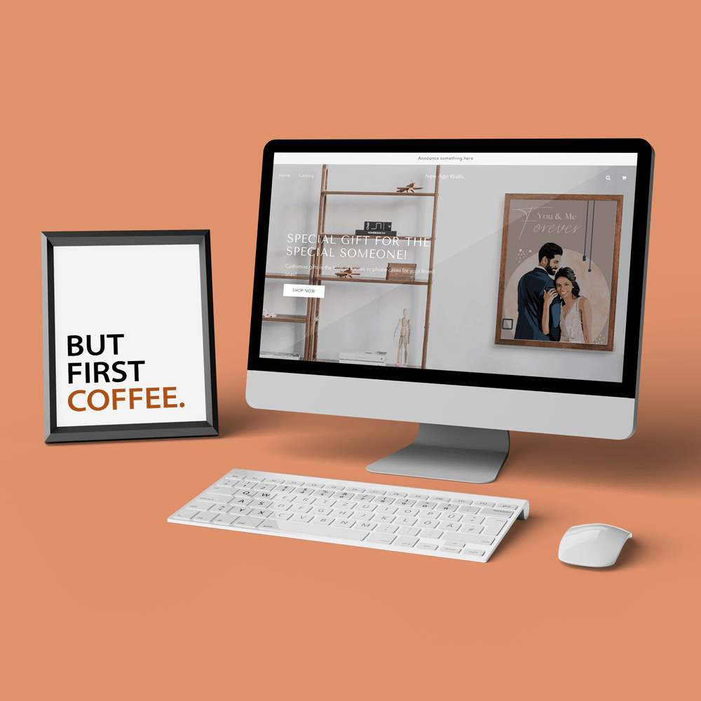 But First Coffee - Motivation Wall Art Print - Digital Download and Print - New Age Walls