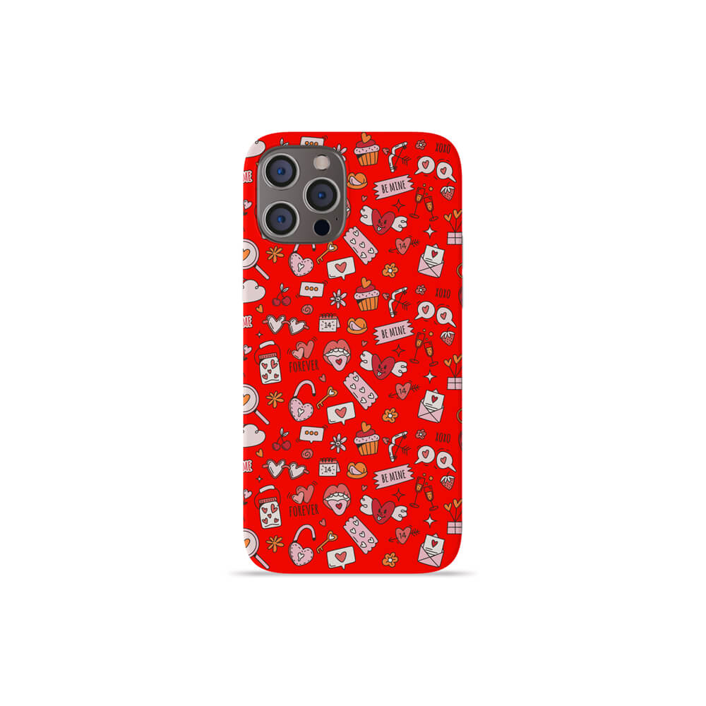 Valentine's Day Themed Phone Case - Red